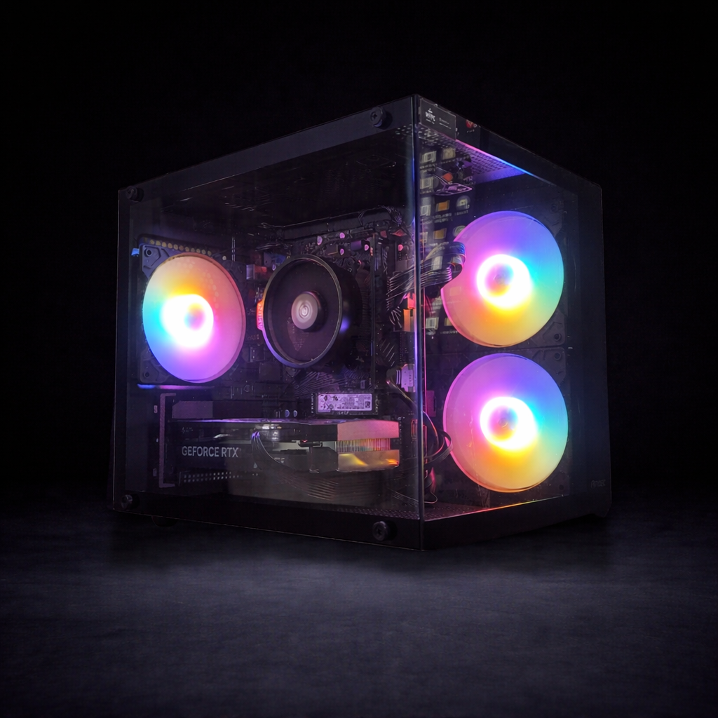 PC gamer RTX 5060 8GB | AMD Ryzen 5 5500 | 16GB RAM | 512GB SSD NVMe | SIN WIFI