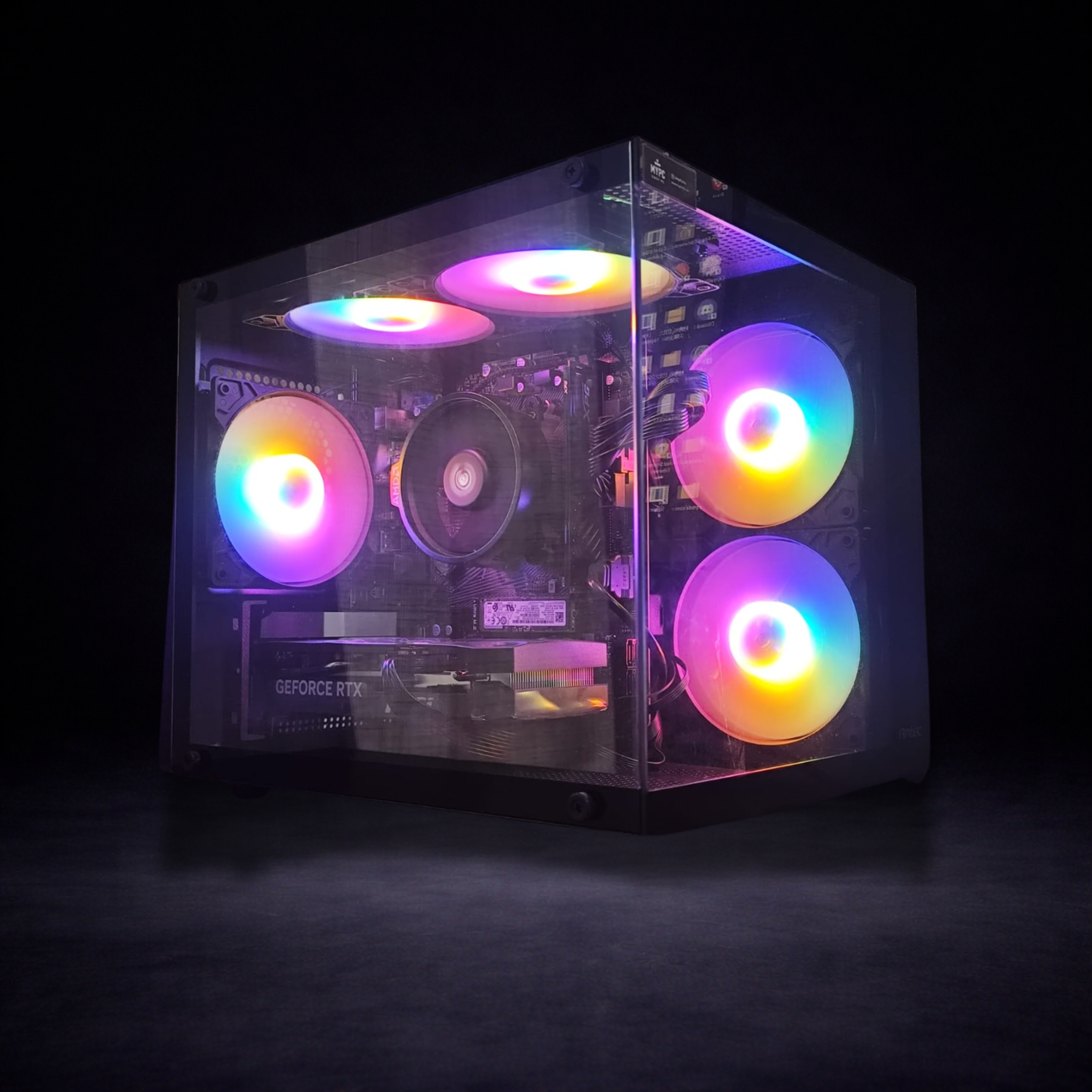 PC gamer RTX 5060 8GB | AMD Ryzen 5 5500 | 16GB RAM | 512GB SSD NVMe | Con WIFI y BT