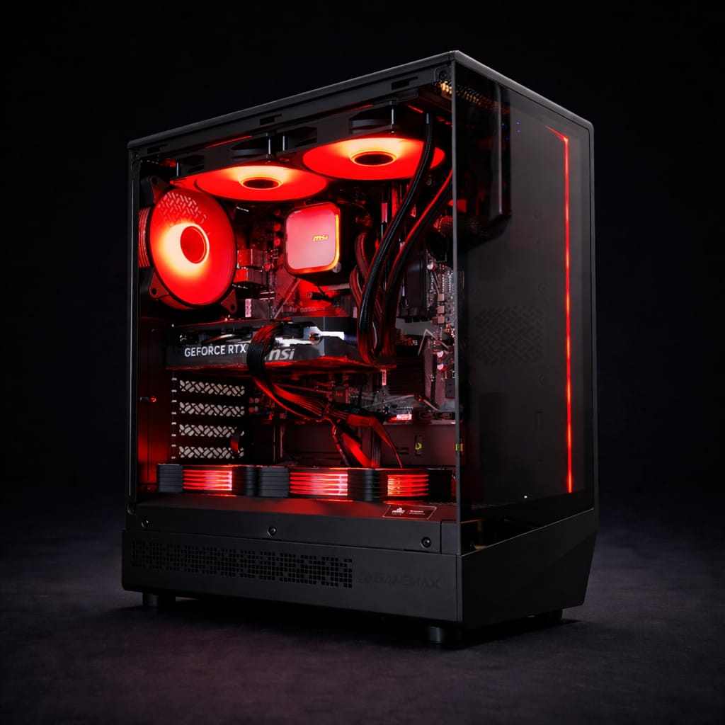 PC GAMER FALLEN GOD | RTX 5060 8GB | AMD Ryzen 7 5800X | 16GB RAM | 512GB SSD NVMe | Con WIFI y BT