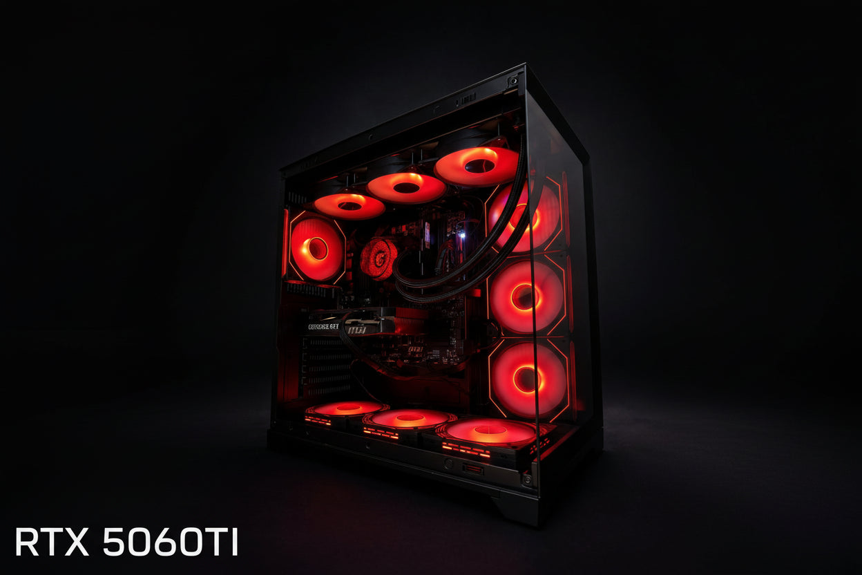 PC gamer RTX 5060ti 16GB | AMD Ryzen 7 5700x | 16GB RAM | 512GB SSD NVMe | Con WIFI integrado