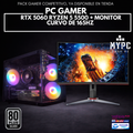 PACK Monitor 165hz + PC gamer RTX 5060 8GB | AMD Ryzen 5 5500 | 16GB RAM | 512GB SSD NVMe | SIN WIFI
